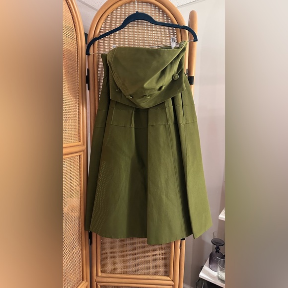 Anthropologie Maeve Olive Green Dress / Co-ord Set - Picture 6 of 7